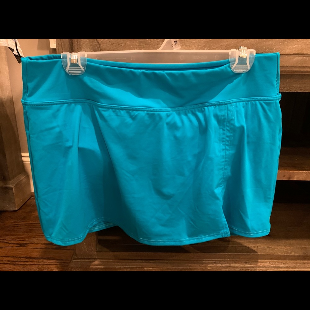 Women's Tummy Control  Mini Swim Skirt  Size 12